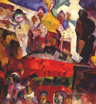 アリスタルク・レントゥロフ Painting - トヴェルスコイ大通り 1917 アリスタルフ・ヴァシレーヴィチ・レントゥロフ